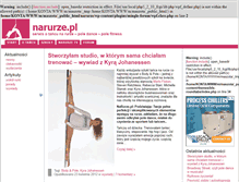 Tablet Screenshot of narurze.pl
